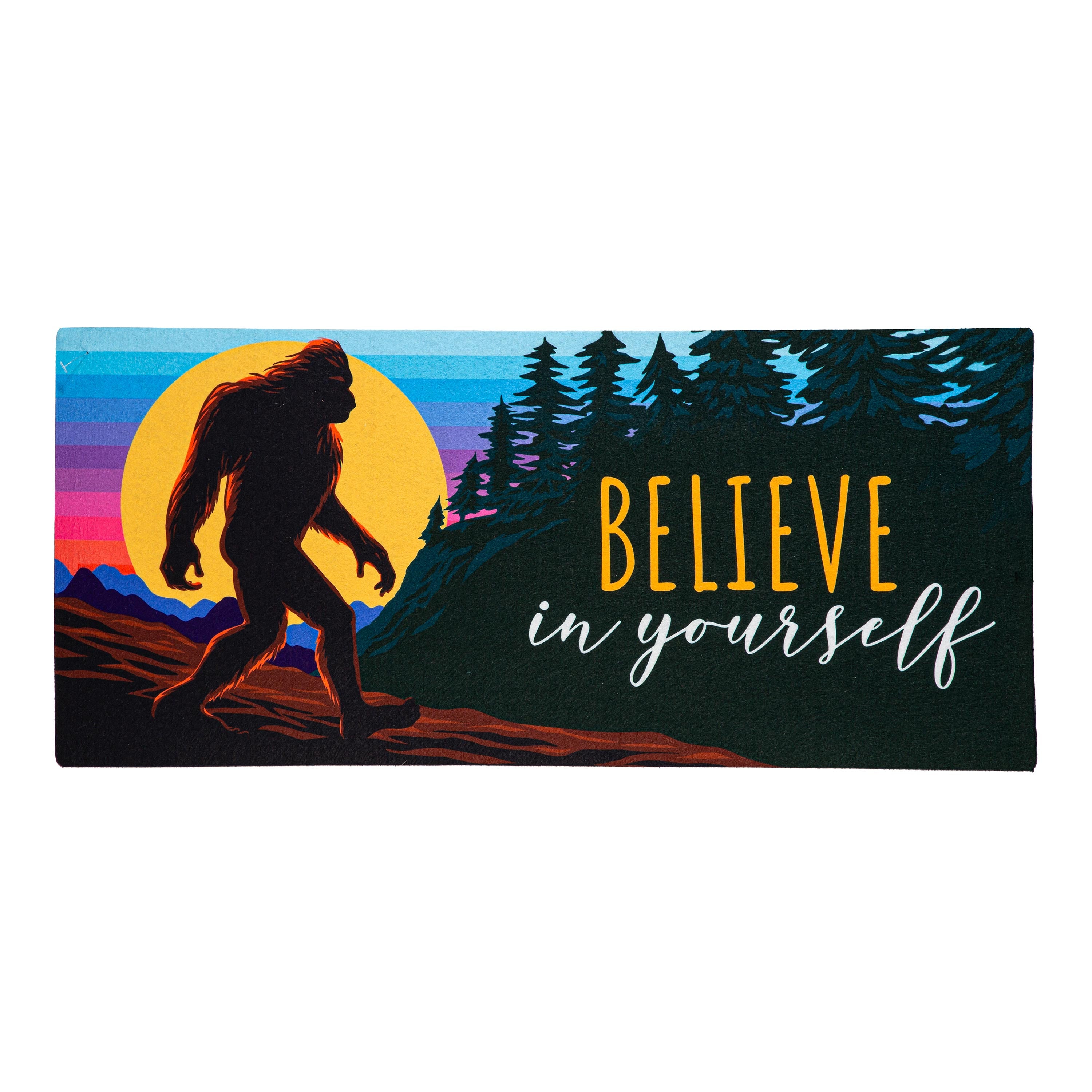 Big Foot Believe In Yourself Sassafras Switch Mat