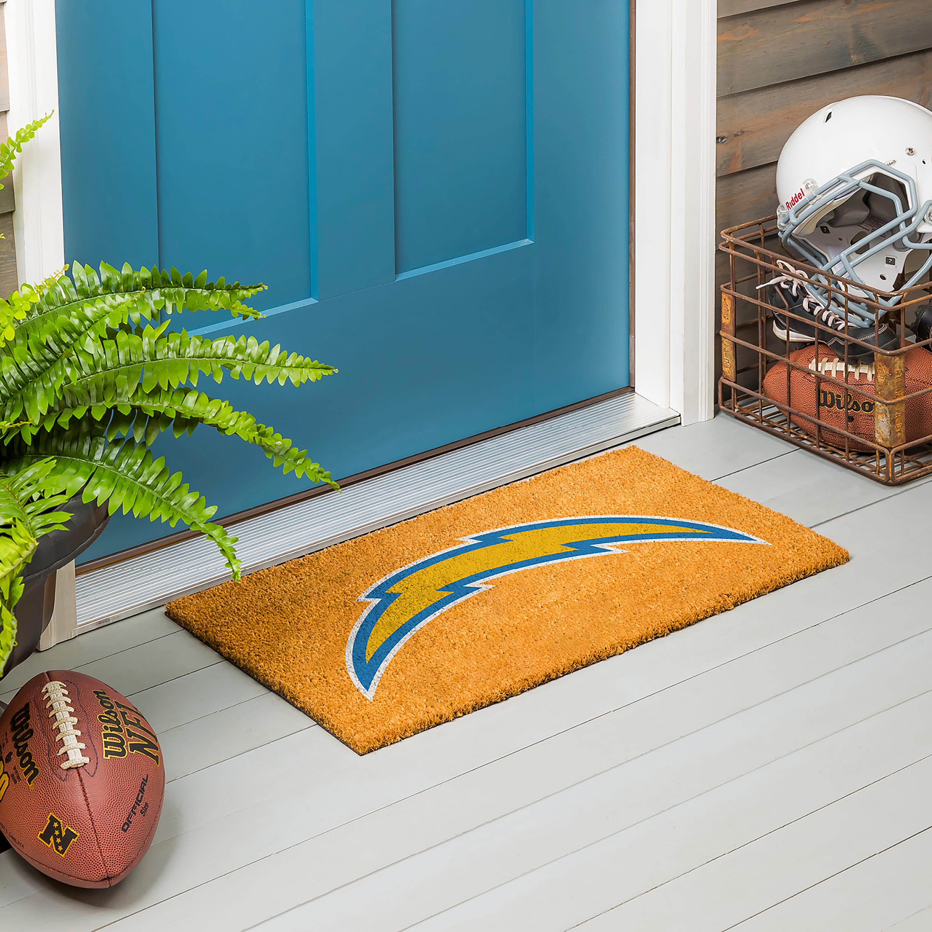 Coir Mat, 16"x28", Los Angeles Chargers