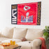 Kansas City Chiefs SB58 Champions Embossed Suede Estate Flag
