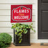 Calgary Flames Coroplast Yard Sign, "Fans Welcome"