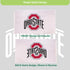 Ohio State University Single Sided Estate Flag with 2 Grommets, 3'x5'