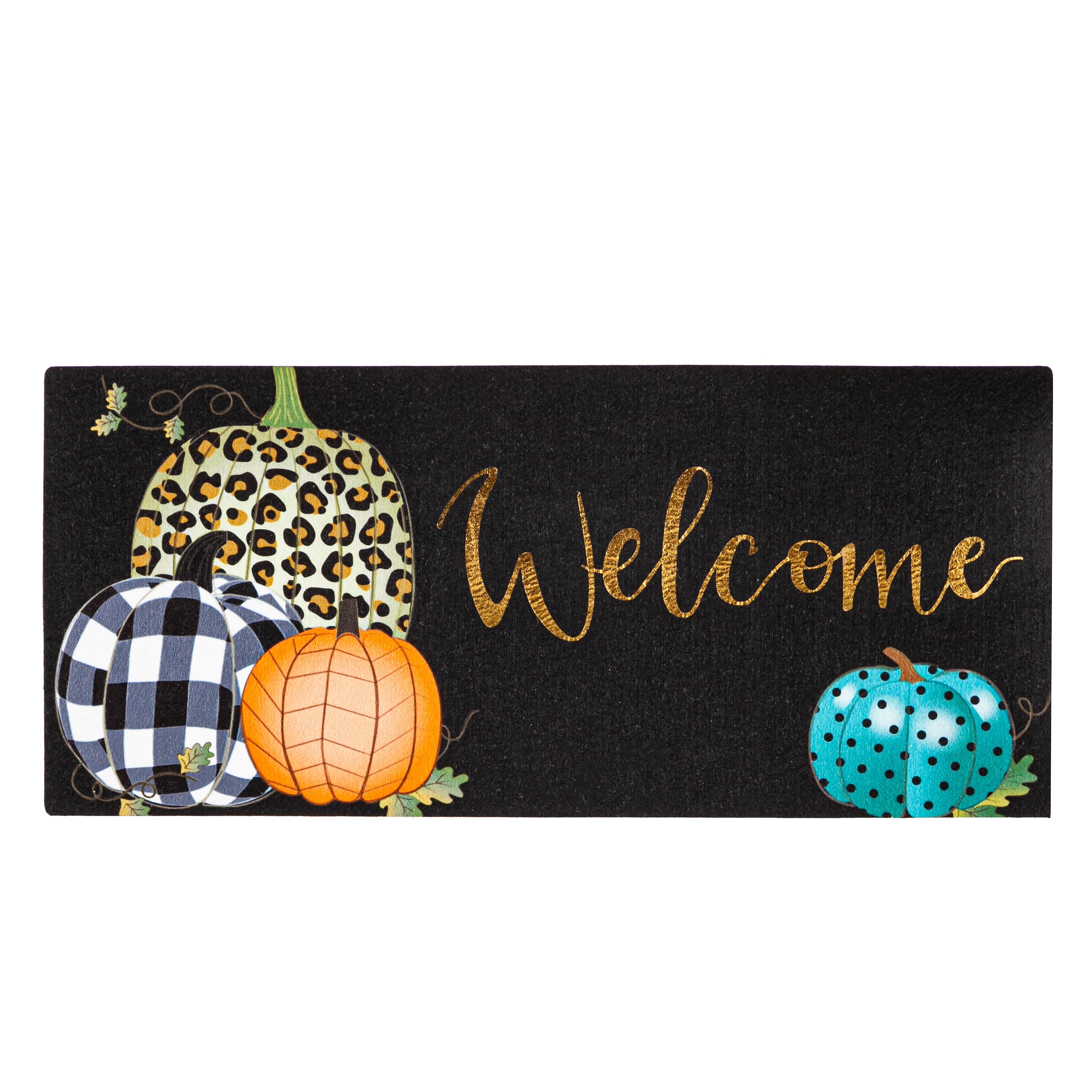 Mixed Print Pumpkins Sassafras Switch Mat