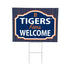 Detroit Tigers Coroplast Yard Sign, "Fans Welcome"