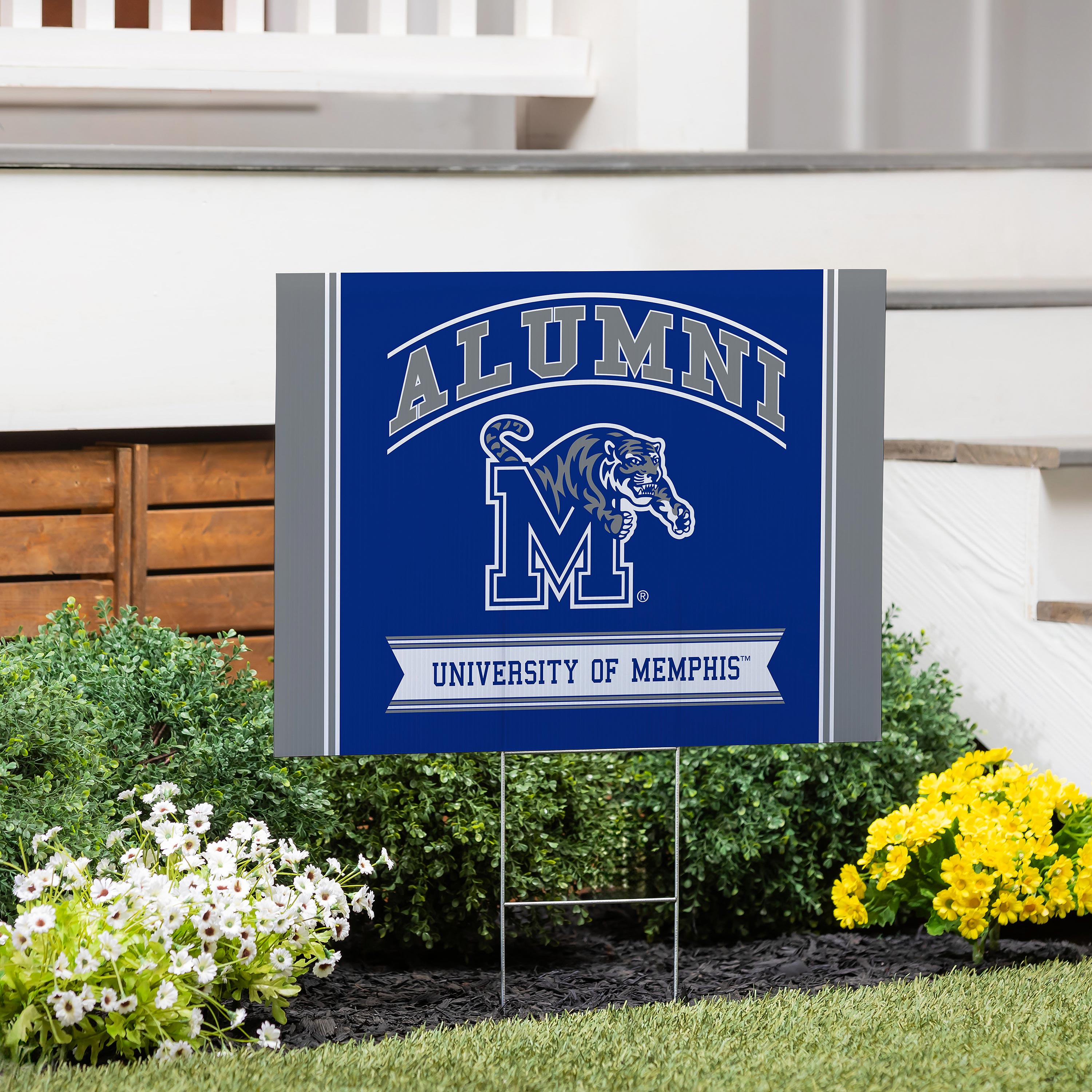 University of Memphis Coroplast Yard Sign Alumni