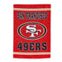 Embossed Suede Flag, House Size, San Francisco 49ers