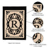 Cambridge Monogram Garden Applique Flag, Letter R