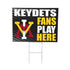 Virginia Military Institute Coroplast Yard Sign "Fans Play Here"