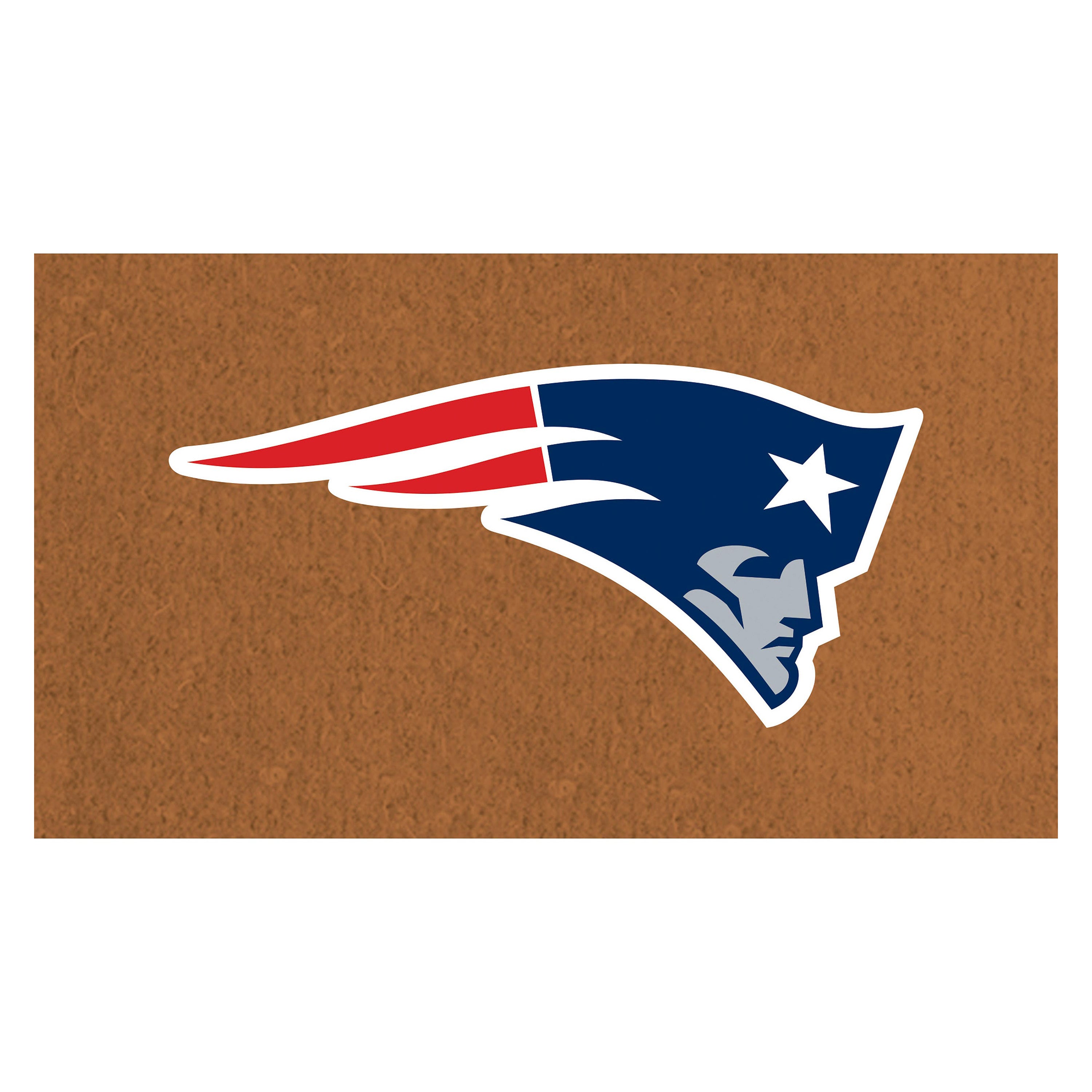Coir Mat, 16"x28", New England Patriots
