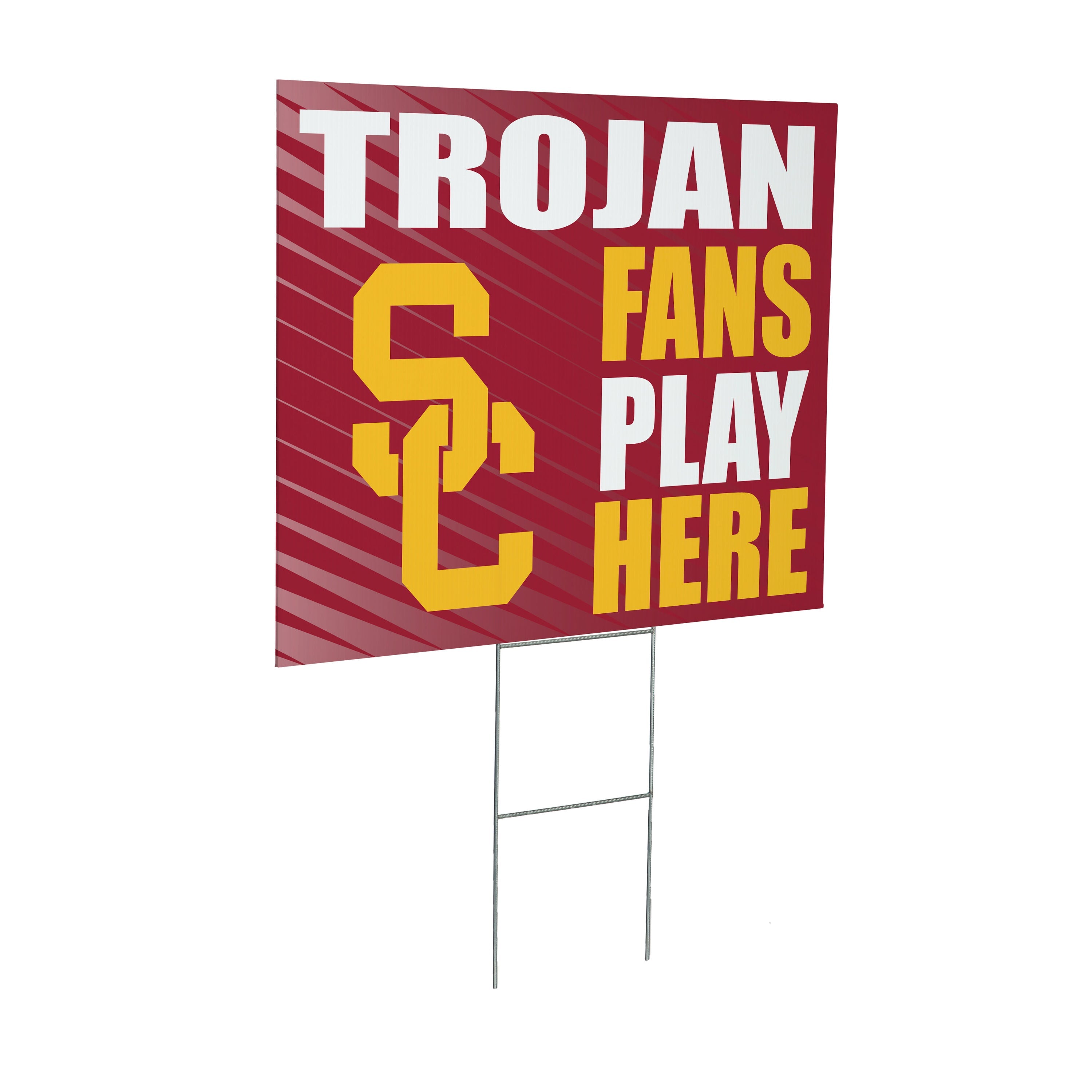 University of Southern California Coroplast Yard Sign "Fans Play Here"