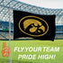 University of Iowa Single Sided Estate Flag with 2 Grommets, 3'x5'