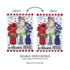 Patriotic Floral Applique Garden Flag