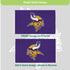 Minnesota Vikings Single Sided Estate Flag with 2 Grommets, 3'x5'