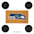 Coir Mat, 16"x28", Seattle Seahawks