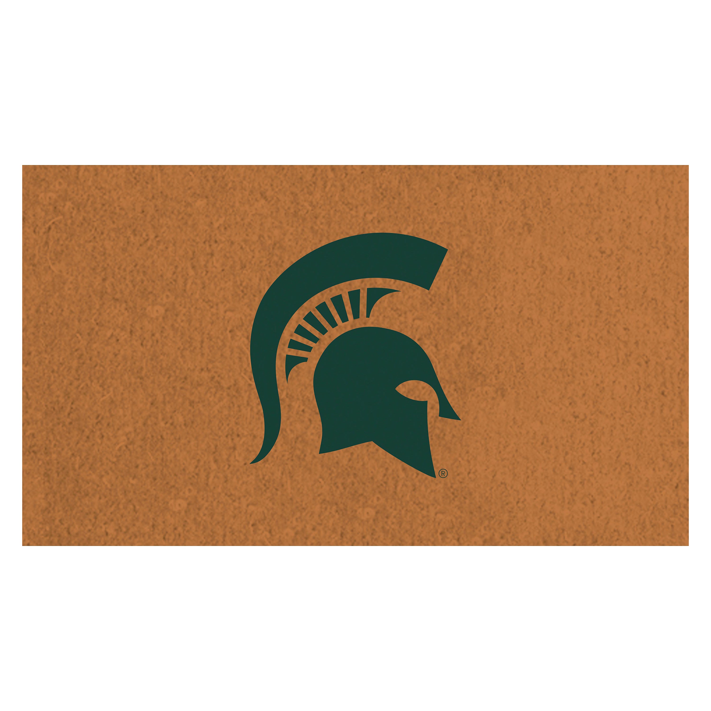 Coir Mat, 16"x28", Michigan State University