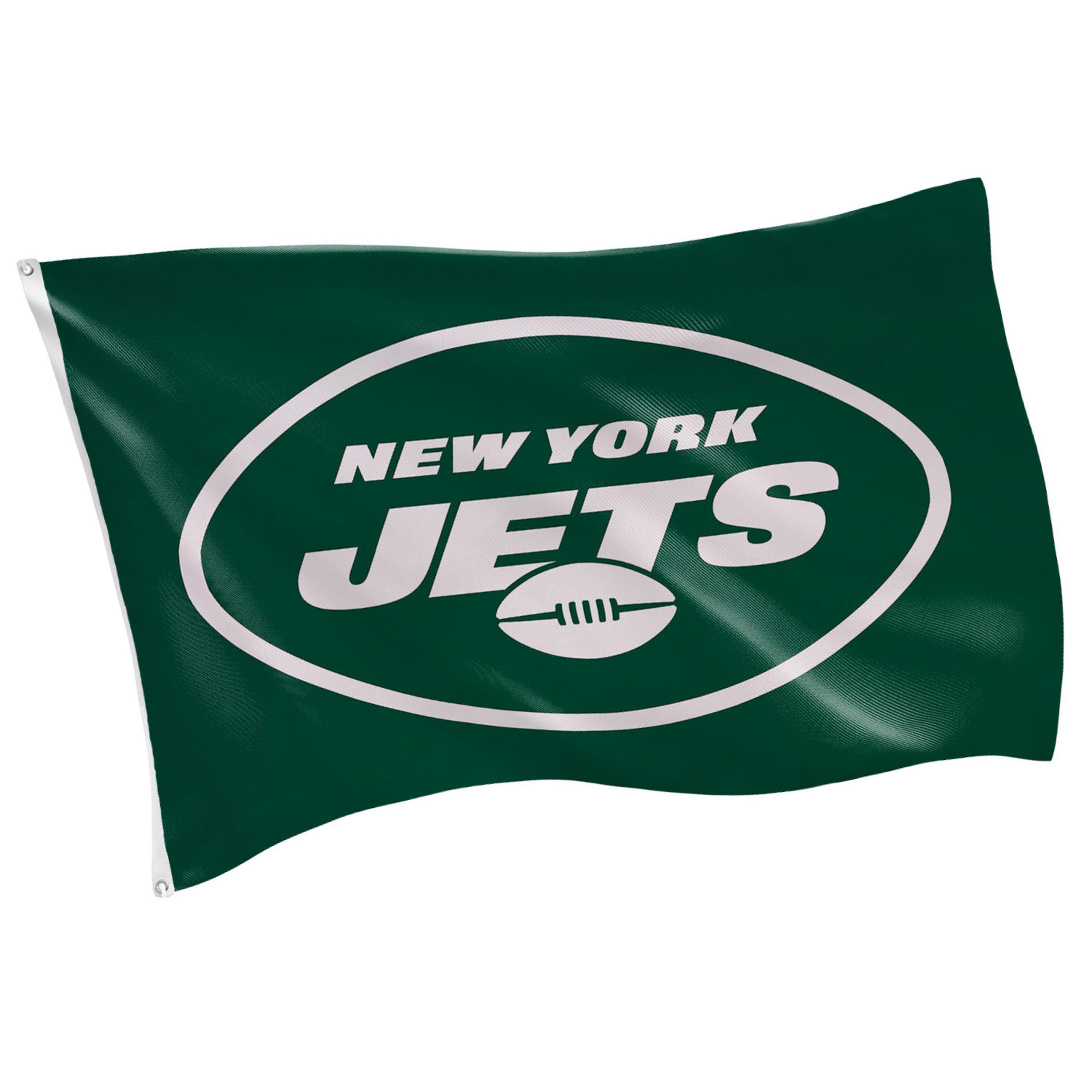3'x5' Single Sided Flag w/ 2 Grommets, New York Jets