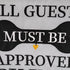 Approved by the Dog Garden Applique Flag