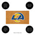 Coir Mat, 16"x28", Los Angeles Rams