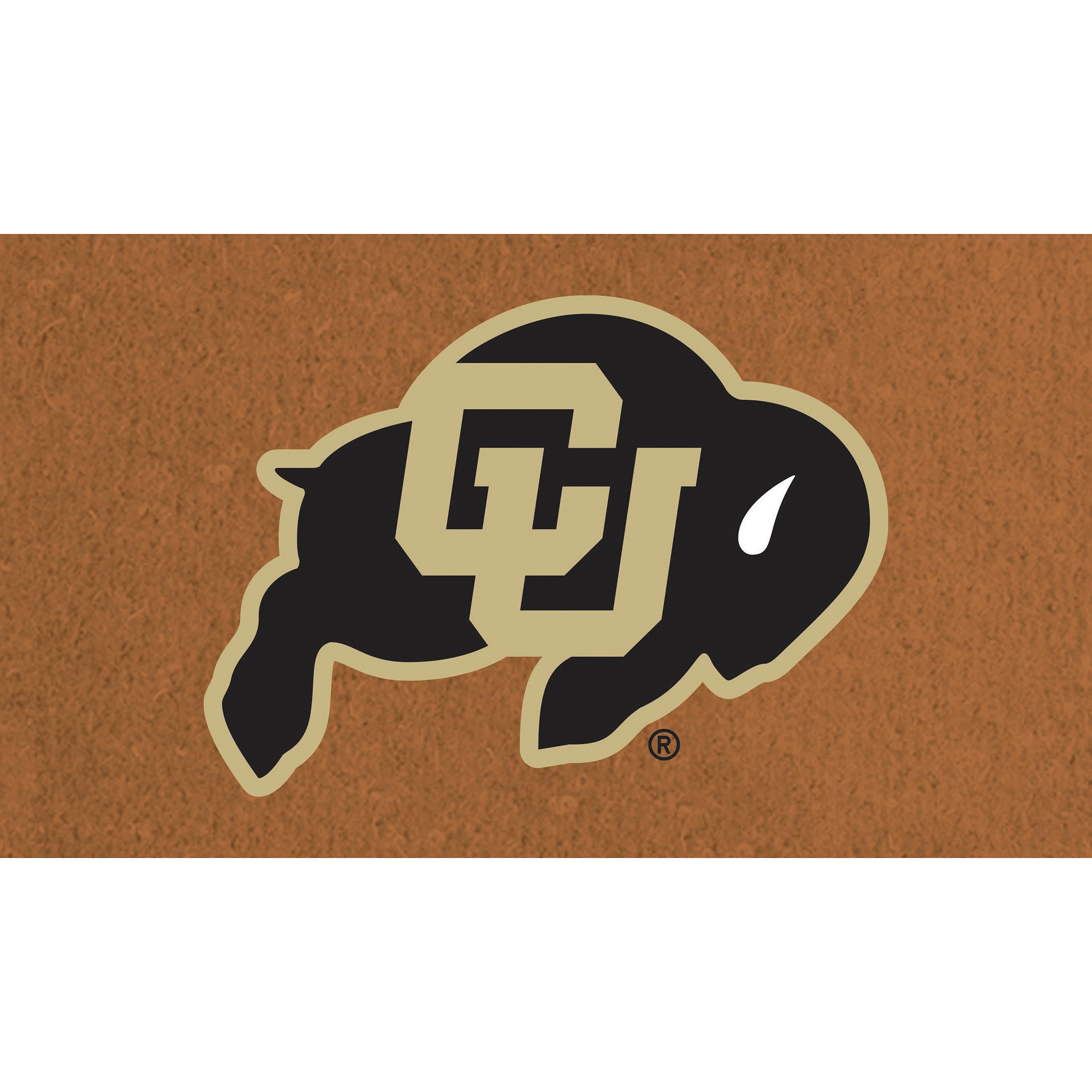 Coir Mat, 16"x28", University of Colorado