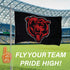Chicago Bears Single Sided Estate Flag with 2 Grommets 3'x5'