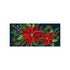 Happy Holidays Poinsettia Sassafras Mat
