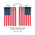 American Flag Garden Applique Flag