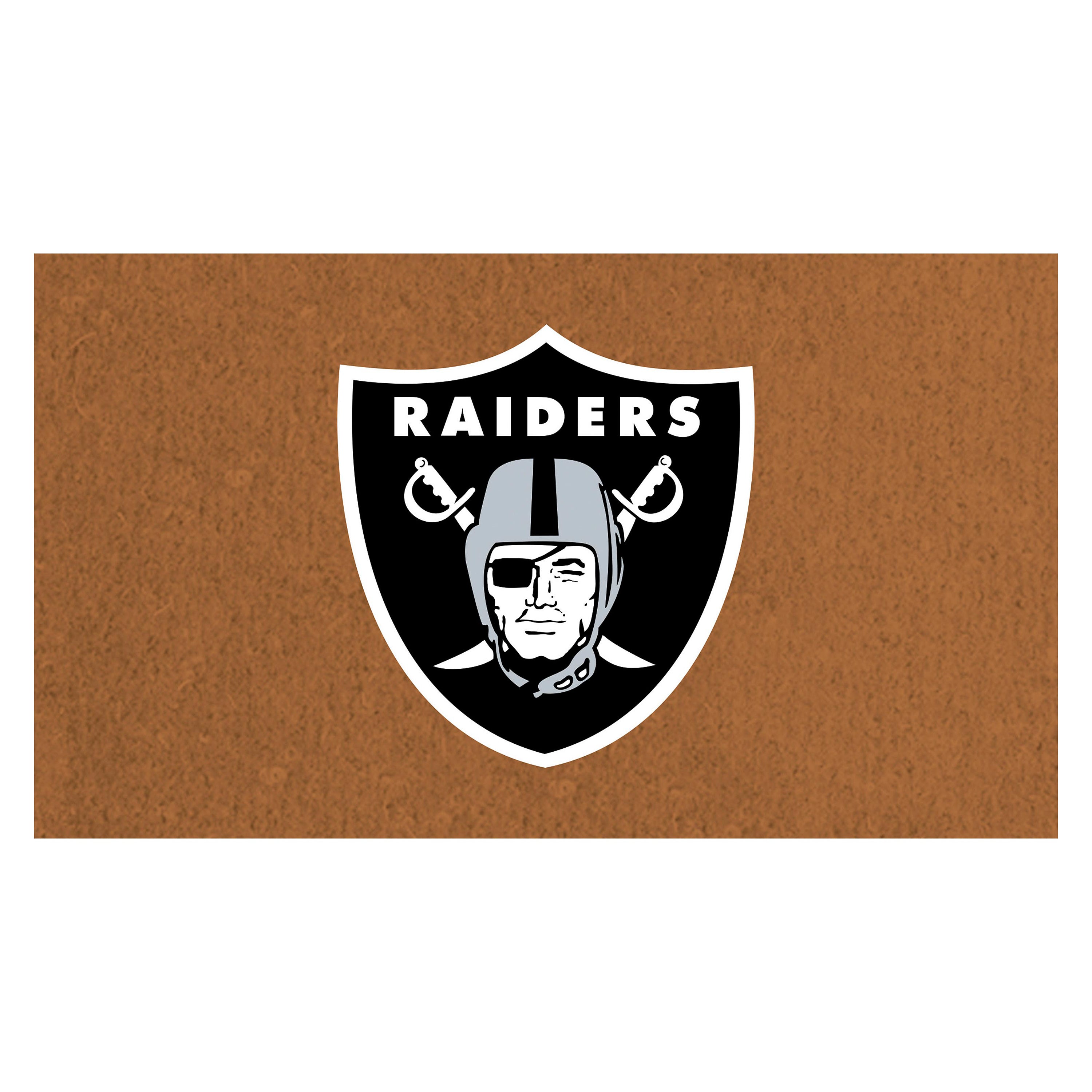 Coir Mat, 16"x28", Las Vegas Raiders