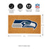 Coir Mat, 16"x28", Seattle Seahawks