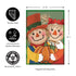 Couple Of Scarecrows Applique Garden Flag