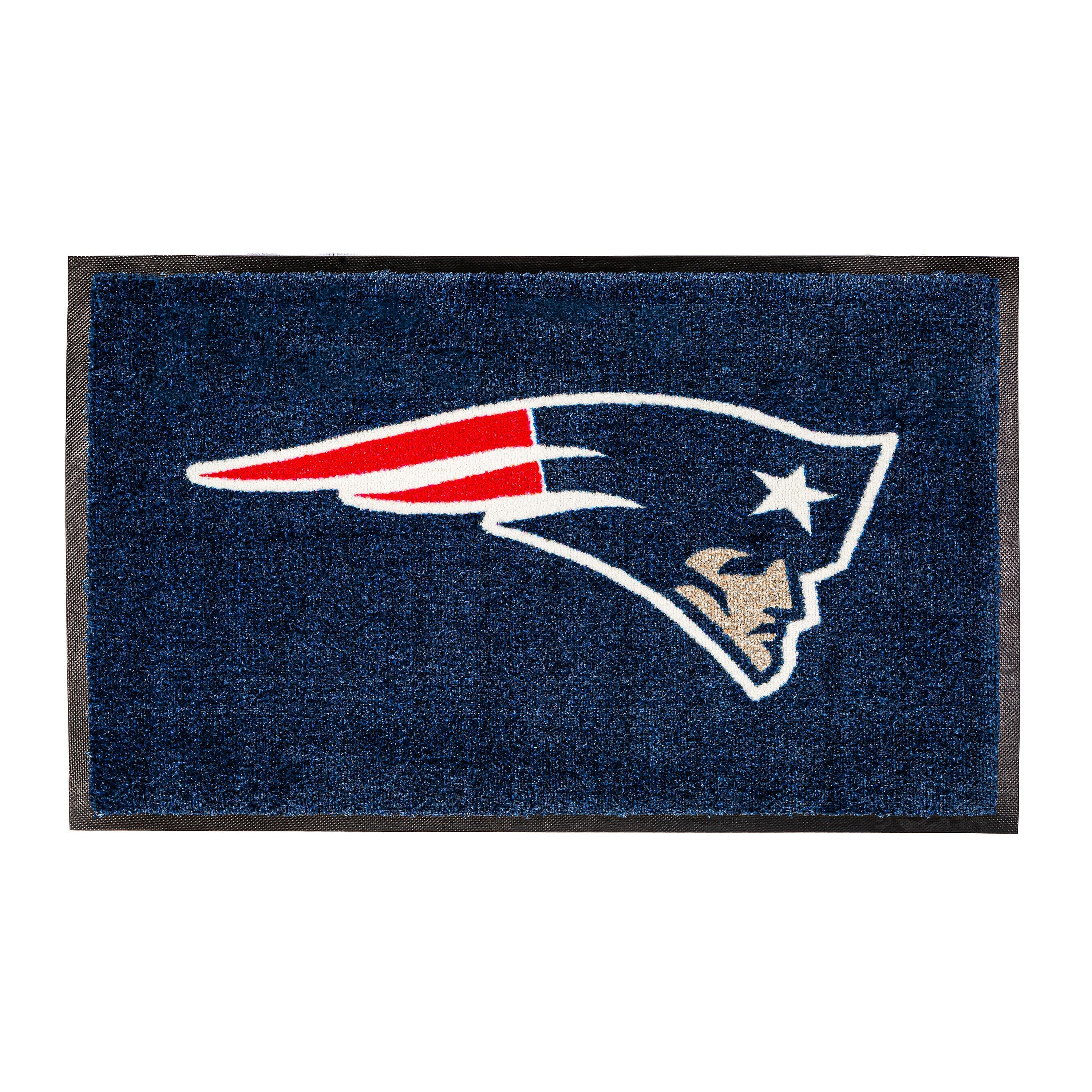 3'x5'  Large USA Indoor Outdoor Outdoor Entryway Mat, New England Patriots