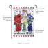 Patriotic Floral Applique Garden Flag