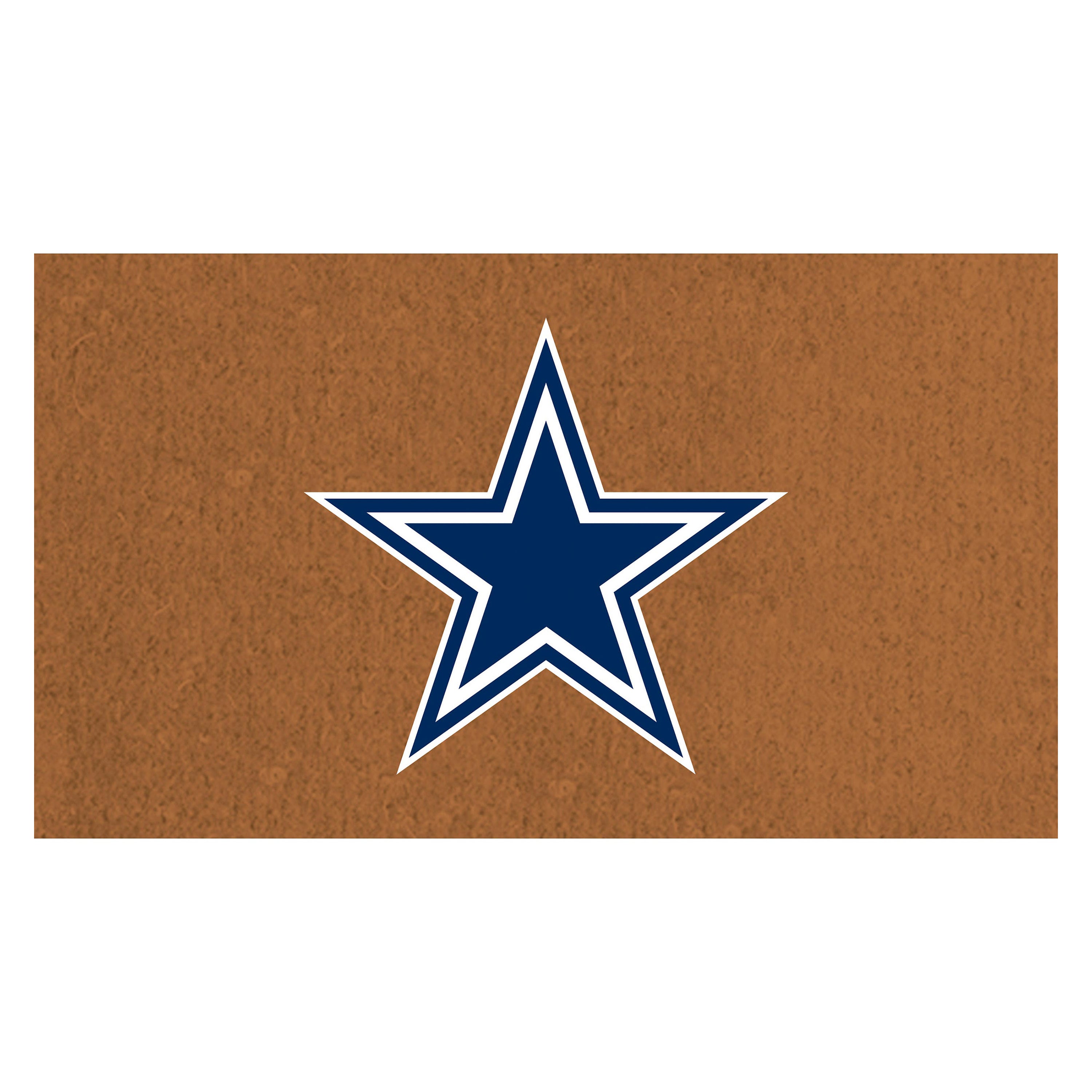 Coir Mat, 16"x28", Dallas Cowboys