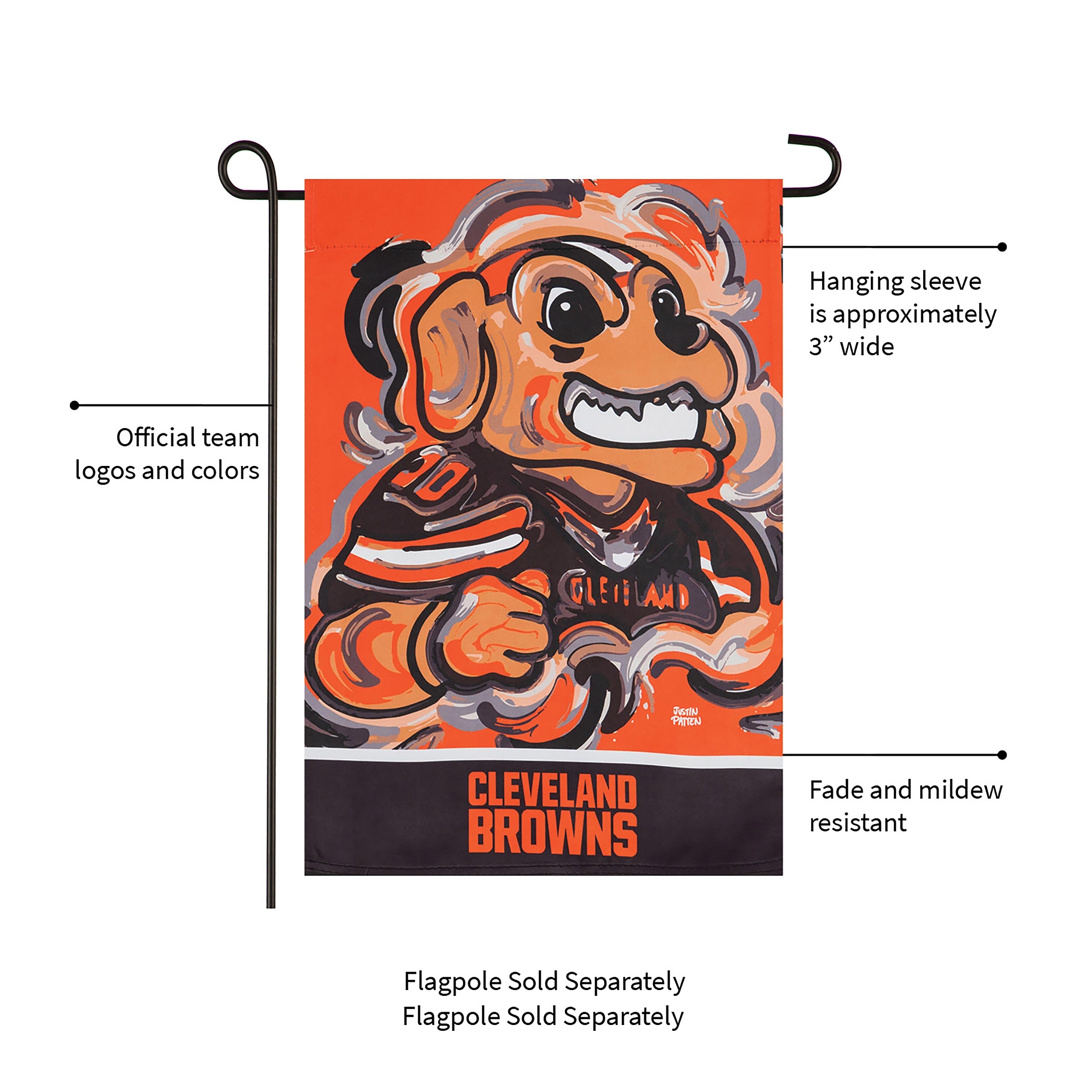 Cleveland Browns, Suede GDN Justin Patten