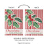 Christmas Greetings Burlap Garden Flag