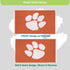 Clemson University Single Sided Estate Flag with 2 Grommets, 3'x5'
