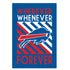 Buffalo Bills WWF Fan Garden Flag