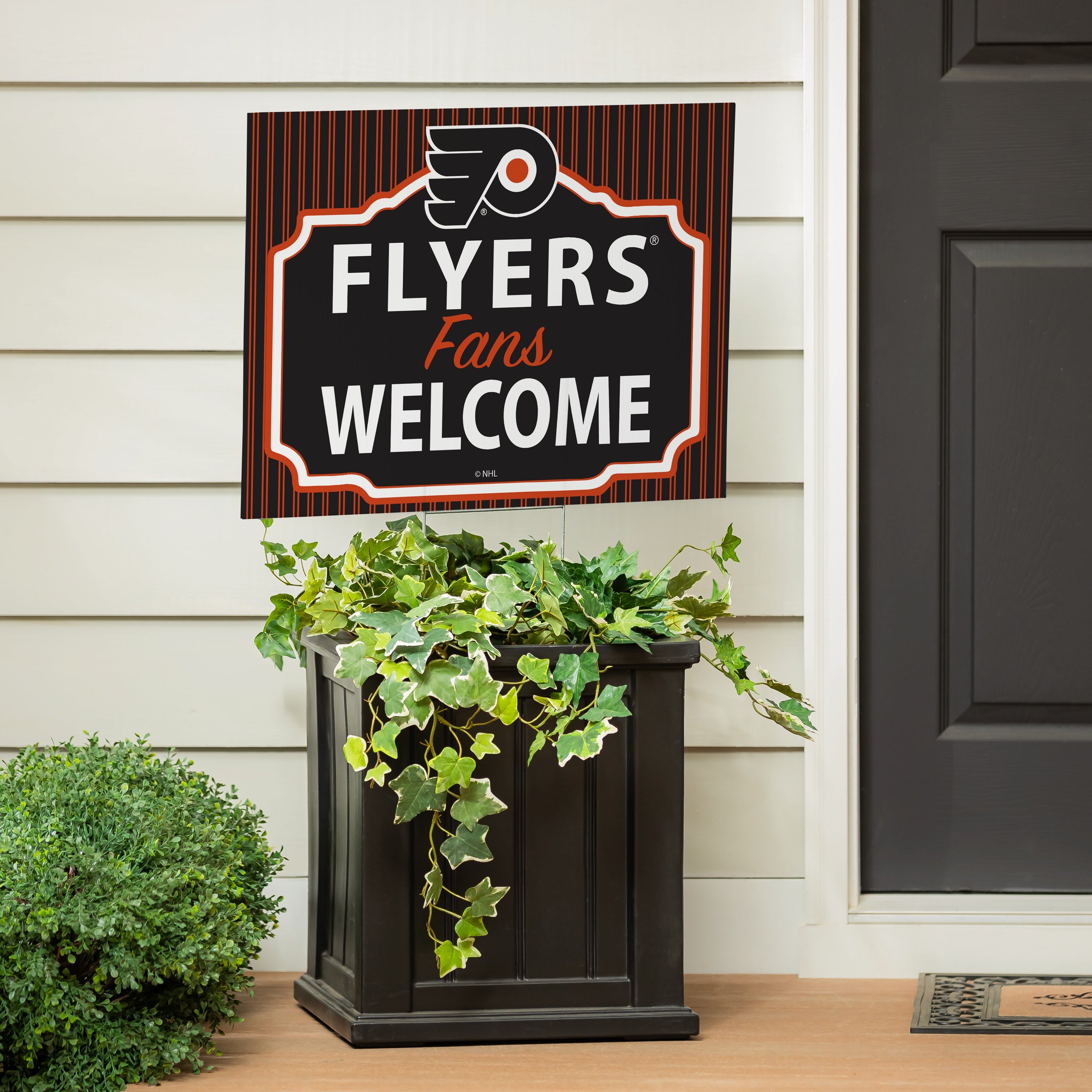 Philadelphia Flyers Coroplast Yard Sign, "Fans Welcome"