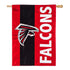Double-Sided Embellished NFL Team Pride Applique House Flag, Atlanta Falcons