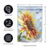 New Morning Sunflower Lustre Garden Flag