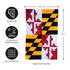 Maryland State Flag Garden Applique Flag