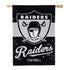 Double-Sided Vintage Graphic NFL Team Pride Linen House Flag, Raiders