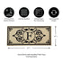 Cambridge Monogram Burlap Sassafras Switch Mat, Letter F