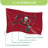 3'x5' Single Sided Flag w/ 2 Grommets, Tampa Bay Buccaneers