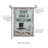 Holiday Fun Reversible Suede Garden Flag