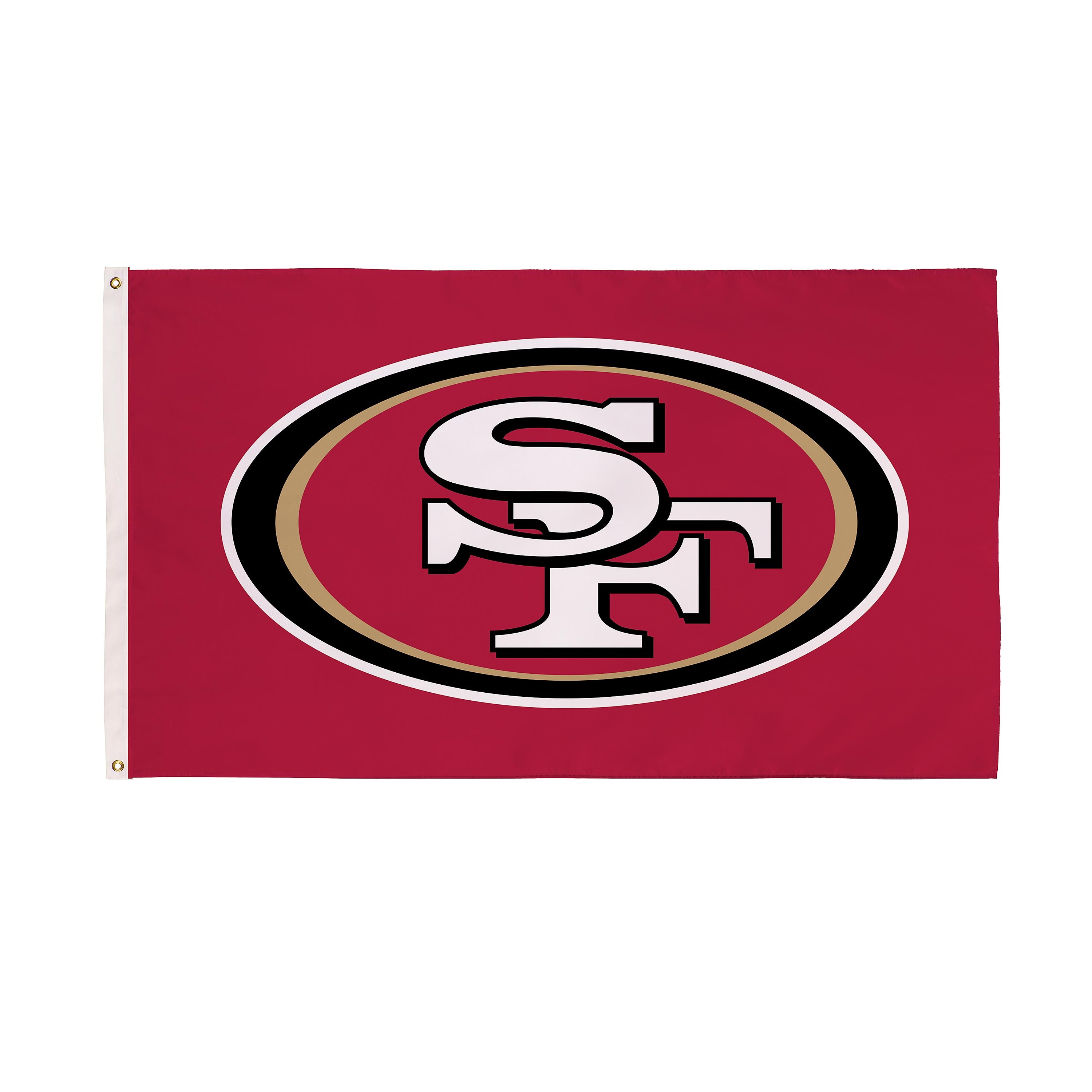 San Francisco 49ers Single Sided Estate Flag with 2 Grommets, 3'x5'