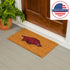 Coir Mat, 16"x28", University of Arkansas