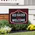 Texas Tech University Coroplast Yard Sign, "Fans Welcome"