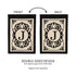 Cambridge Monogram Garden Applique Flag, Letter J
