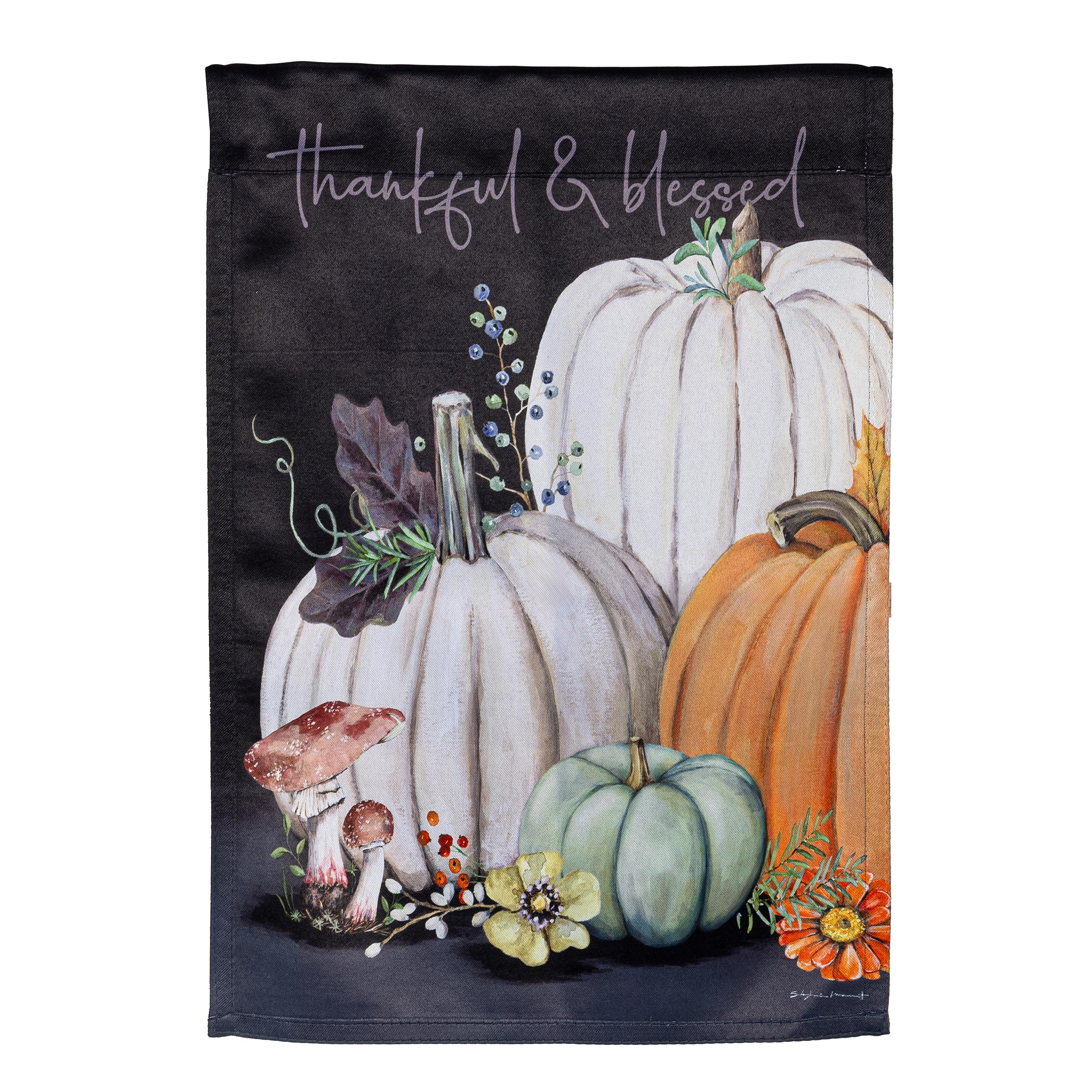 Beauty Of Fall Suede Garden Flag