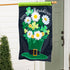 Happy St. Patrick's Day Floral Hat Applique House Flag