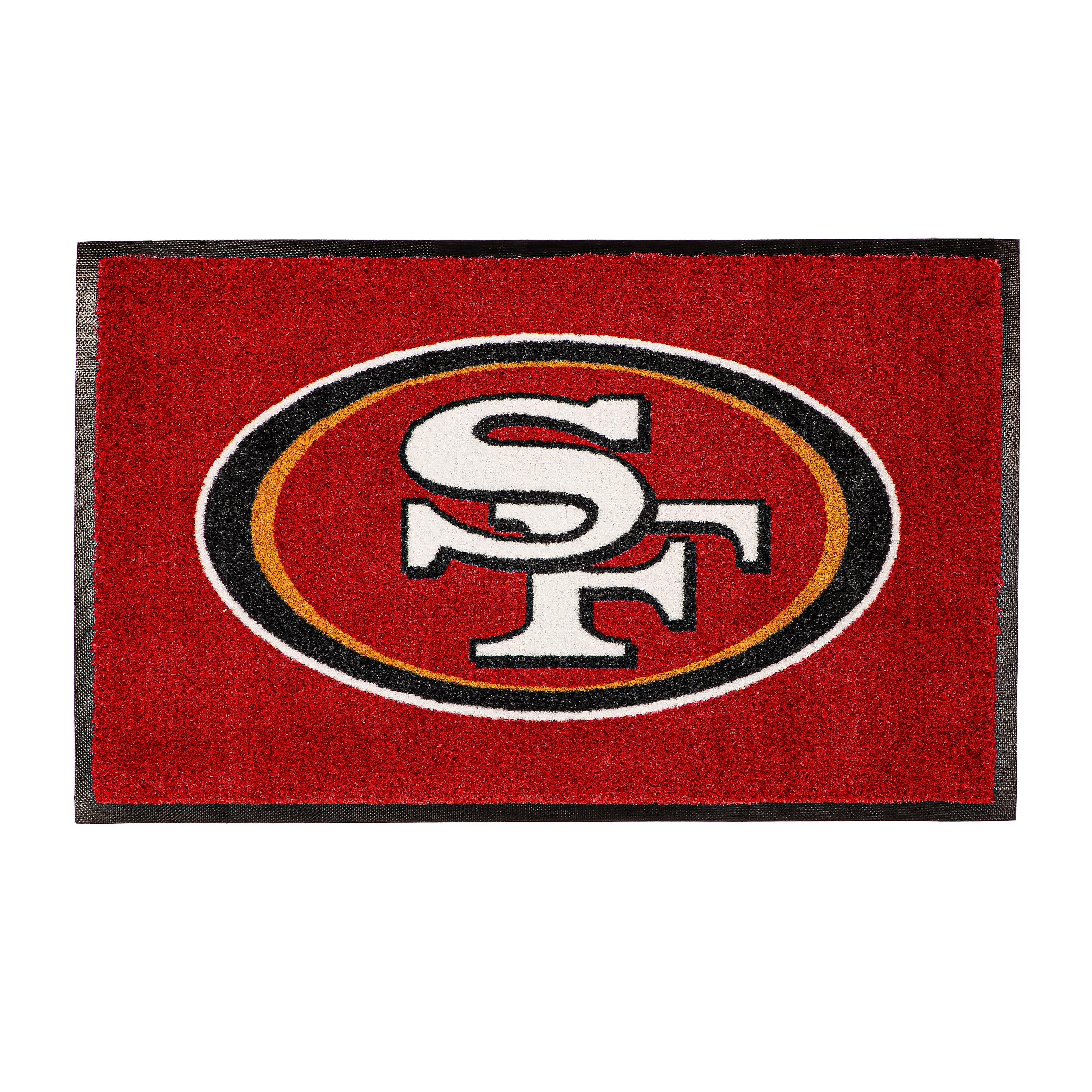 3'x5'  Large USA Indoor Outdoor Outdoor Entryway Mat, San Francisco 49ers